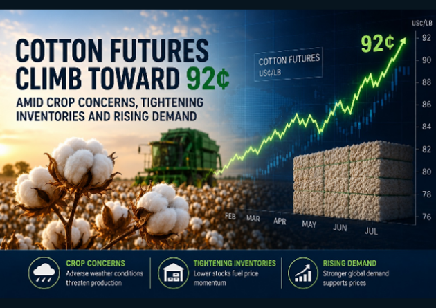 Cotton Futures Climb